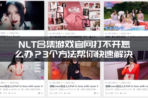 NLT合集游戏官网打不开怎么办？3个方法帮你快速解决登录问题