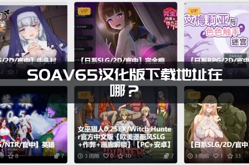 SOAV65汉化版下载地址在哪？(最新链接分享给你)