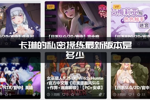 卡琳的私密操练最新版本是多少