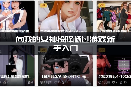 向我的女神投降杨过游戏新手入门：开局少走弯路！