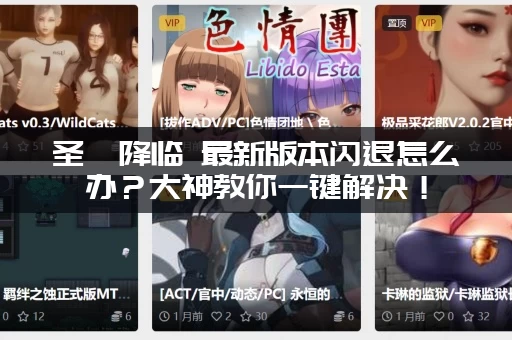 圣屌降临 最新版本闪退怎么办？大神教你一键解决！