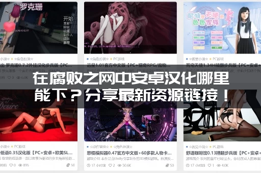 在腐败之网中安卓汉化哪里能下？分享最新资源链接！