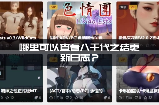 哪里可以查看八千代之结更新日志？(最新改动全知道)