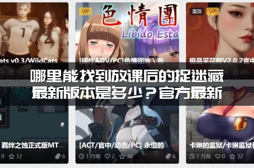 哪里能找到放课后的捉迷藏最新版本是多少？官方最新消息告诉你！