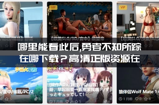 哪里能看此后,勇者不知所踪在哪下载？高清正版资源在这！