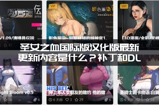 圣女之血国际版汉化版最新更新内容是什么？补丁和DLC全在这！