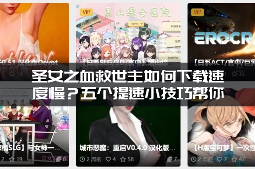 圣女之血救世主如何下载速度慢？五个提速小技巧帮你搞定！