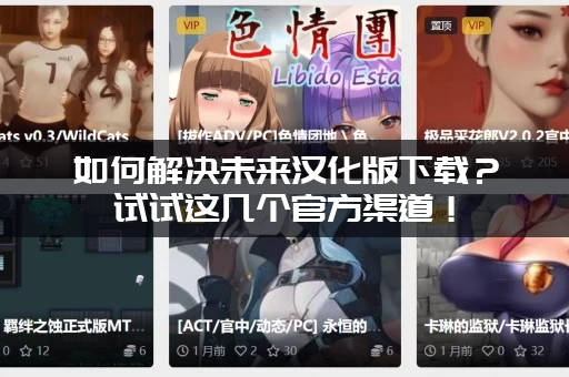 如何解决未来汉化版下载？试试这几个官方渠道！
