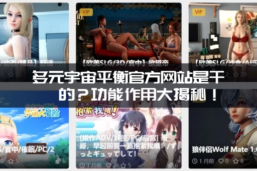 多元宇宙平衡官方网站是干嘛的？功能作用大揭秘！