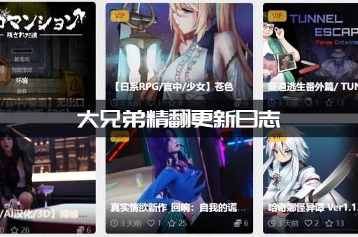 大兄弟精翻更新日志