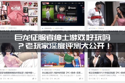 巨龙征服者绅士游戏好玩吗？老玩家深度评测大公开！