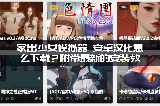家出少女模拟器 安卓汉化怎么下载？附带最新的安装教程！