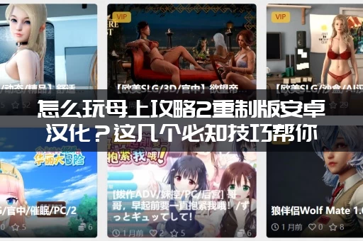 怎么玩母上攻略2重制版安卓汉化？这几个必知技巧帮你通关！