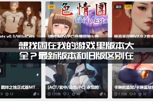 想找困在我的游戏里版本大全？最新版本和旧版区别在哪？