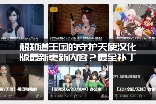 想知道王国的守护天使汉化版最新更新内容？最全补丁和下载地址分享！