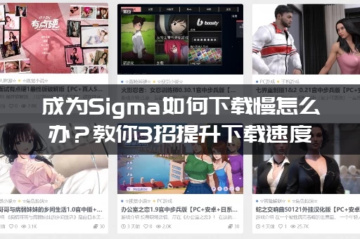 成为Sigma如何下载慢怎么办？教你3招提升下载速度