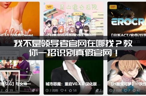 我不是领导者官网在哪找？教你一招识别真假官网！