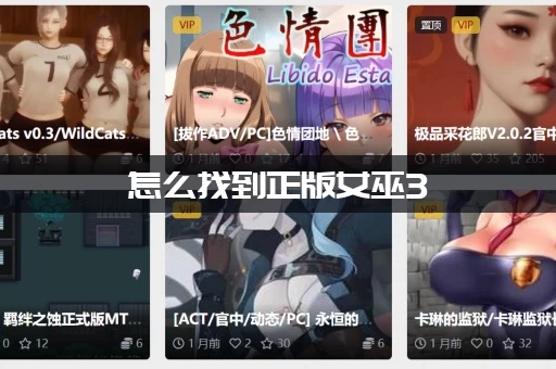 怎么找到正版女巫3：回归游戏官网？认准这个地址不被骗！
