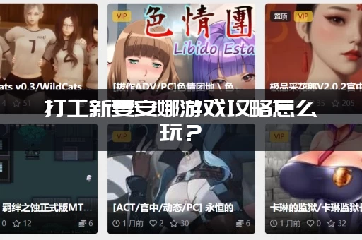 打工新妻安娜游戏攻略怎么玩？(手把手教你完美结局)