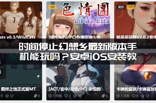 时间停止幻想乡最新版本手机能玩吗？安卓iOS安装教程来了！