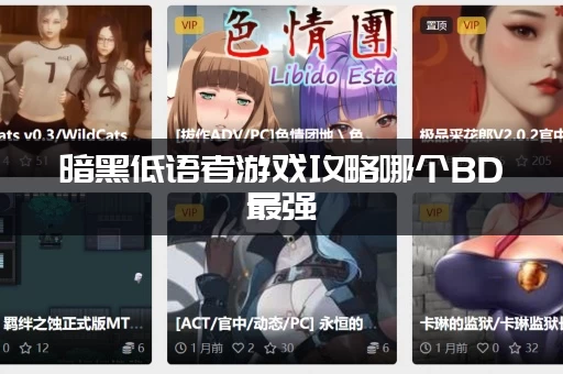 暗黑低语者游戏攻略哪个BD最强 (平民也能玩的毕业套路)