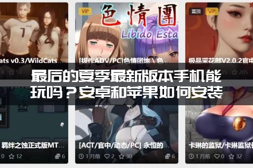 最后的夏季最新版本手机能玩吗？安卓和苹果如何安装？