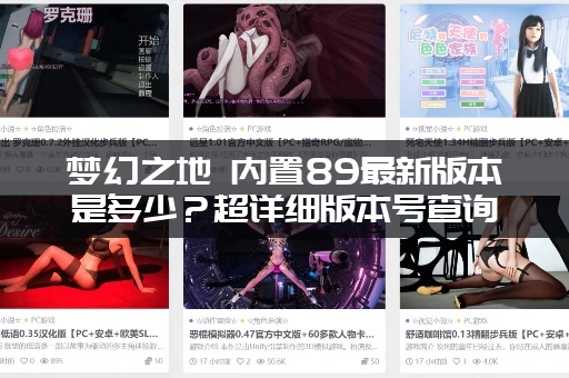 梦幻之地 内置89最新版本是多少？超详细版本号查询攻略！