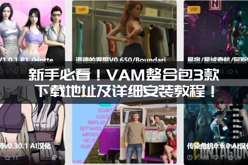 新手必看！VAM整合包3款下载地址及详细安装教程！