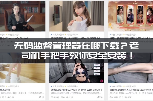 无码监督管理器在哪下载？老司机手把手教你安全安装！
