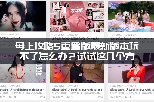母上攻略5重置版最新版本玩不了怎么办？试试这几个方法！
