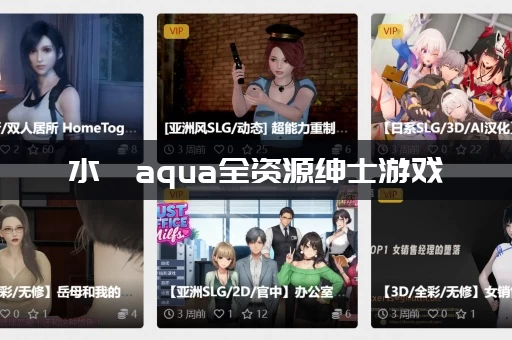 水淼aqua全资源绅士游戏