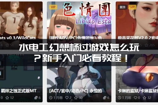 水电工幻想杨过游戏怎么玩？新手入门必看教程！