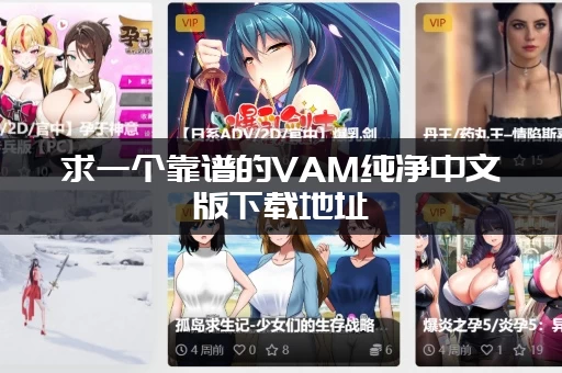 求一个靠谱的VAM纯净中文版下载地址，老玩家都推荐这一个！