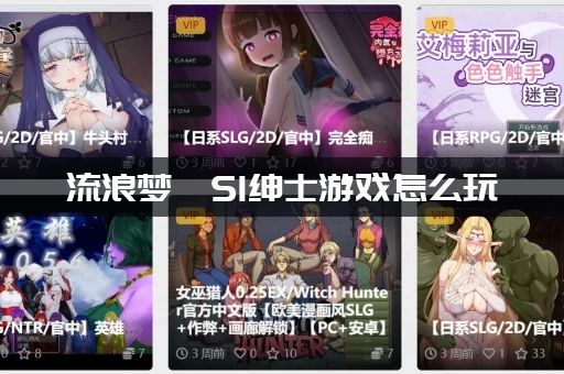 流浪梦魇S1绅士游戏怎么玩 (新手必看的全流程攻略)