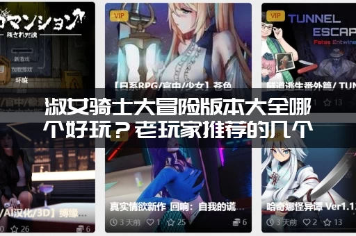 淑女骑士大冒险版本大全哪个好玩？老玩家推荐的几个必玩版本！