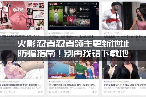 火影忍者忍者领主更新地址防骗指南！别再找错下载地方了！