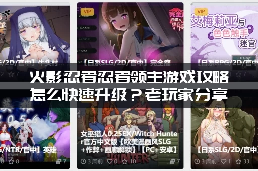 火影忍者忍者领主游戏攻略怎么快速升级？老玩家分享高效秘诀！