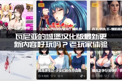 瓦尼亚的城堡汉化版最新更新内容好玩吗？老玩家体验后告诉你！