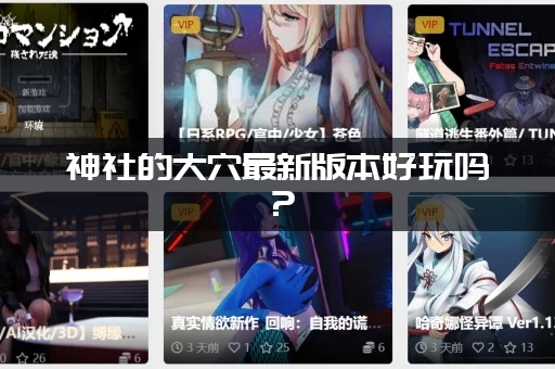 神社的大穴最新版本好玩吗？(资深玩家真实评价告诉你真相)