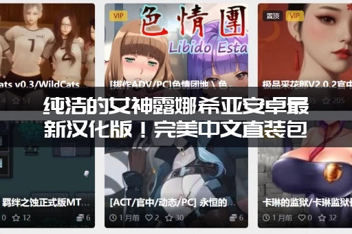 纯洁的女神露娜希亚安卓最新汉化版！完美中文直装包分享！