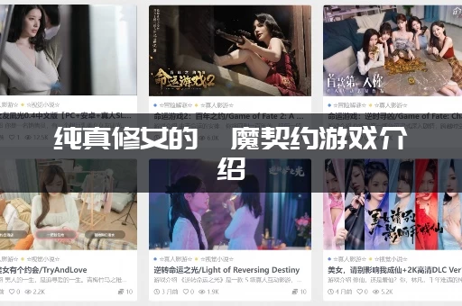 纯真修女的魅魔契约游戏介绍：老玩家带你看看这个游戏如何