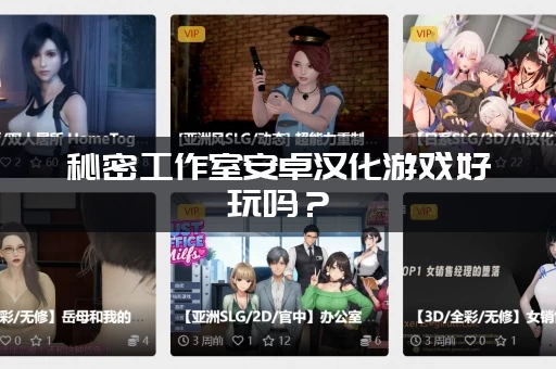 秘密工作室安卓汉化游戏好玩吗？(资深玩家深度评测)