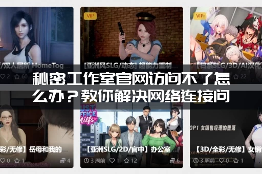 秘密工作室官网访问不了怎么办？教你解决网络连接问题！