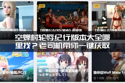 空蝉村轮辱纪行版本大全哪里找？老司机带你一键获取！