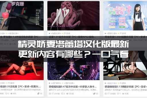 精灵娇妻洛蕾塔汉化版最新更新内容有哪些？一口气看完所有新剧情！