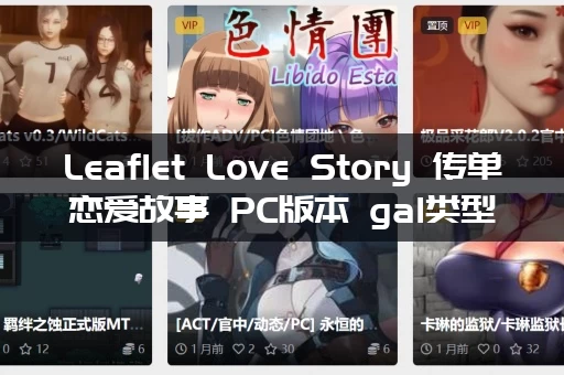 Leaflet Love Story 传单恋爱故事 PC版本 gal类型
