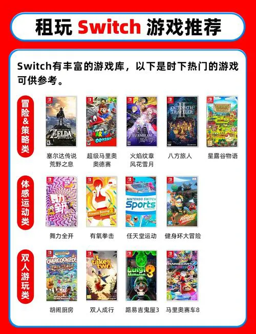 switch单机游戏排行大揭秘！新手必看的热门推荐！