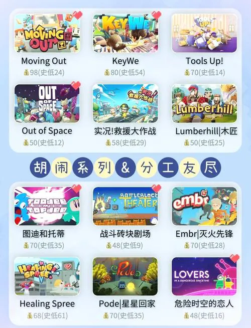 合作类单机游戏哪个好玩？老玩家推荐这几款！