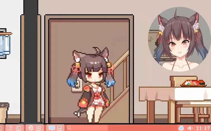 《捡到千年猫》STEAM官方中文版｜像素全动态养成｜810MB无删减资源