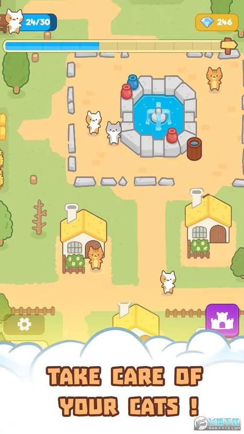 《猫咪小镇》v1.0 汉化中文版 XY版